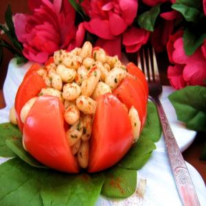 Dilled White Bean Salad and Tomatoes_image