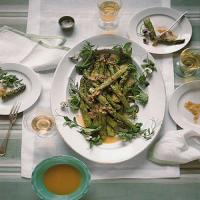 Grilled Asparagus with Caramelized Shallot Vinaigrette image