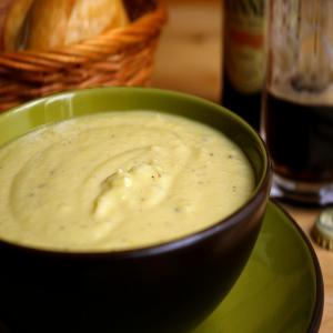 St. Patrick's Day Potato Soup With Pesto image