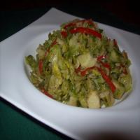 Garlicky Brussels Sprouts Saute_image