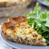 Alsatian Quiche with Bacon and Caramelized Onions_image