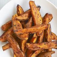 Harissa sweet potato wedges image