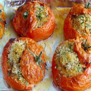 Shrimp Scampi Risotto-Stuffed Tomatoes_image