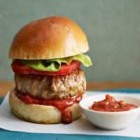 Curry Pork Burgers with Spicy Ketchup_image