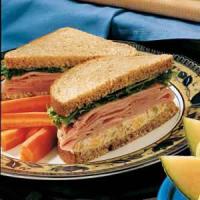 Ham and Double Cheese Sandwiches image