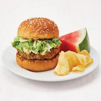 Caesar Salad Turkey Burgers image