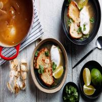 Garlic Soup with Poached Eggs image