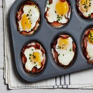Baked Ham and Egg Cups image