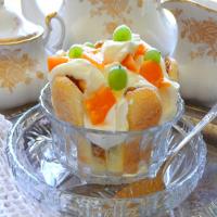 Apricot Gooseberry Layered Trifle Dessert With Mascarpone Cream_image