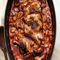 Slow Cooker Barbecue Pork and Beans image