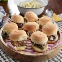 Brisket Sliders with White Barbecue Sauce image