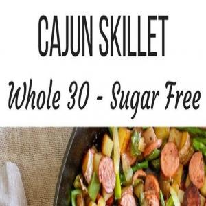 Spicy Cajun Asparagus and Sausage Skillet_image