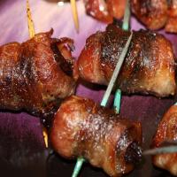 Goat Cheese-Stuffed Figs Wrapped in Bacon image
