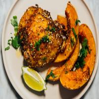 Sheet-Pan Chicken With Squash, Fennel and Sesame_image