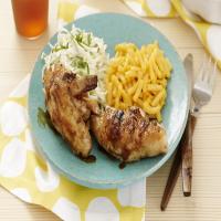 Grilled BBQ Chicken with Jalapeño Slaw_image