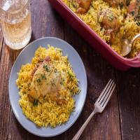 Chicken, Rice, and Spices Bake image
