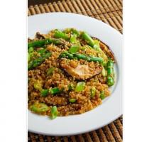 Asparagus and Shiitake Mushroom Teriyaki Quinoa Salad Recipe - (4.3/5)_image