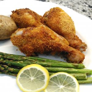 Cornflake-Crusted Chicken Drumsticks in the Air Fryer image
