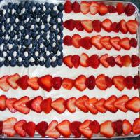 4th of July Flag Cake_image