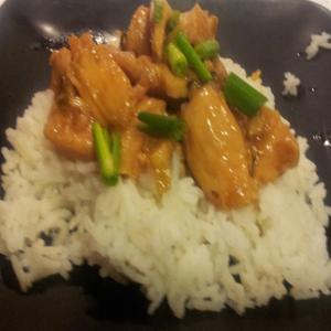 Caramelized Black Pepper Chicken With Jasmine Rice_image