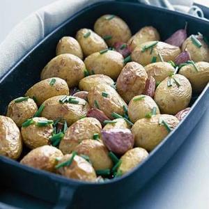Roasties with garlic & chives image