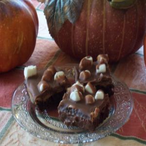 Peanut Butter Chocolate S'mores Fudge Cake_image