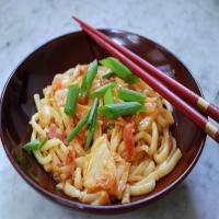 Kimchi Udon Noodle Stir-Fry image