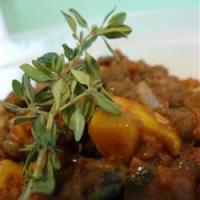Summer Lentils with Zucchini and Tomato Sauce_image
