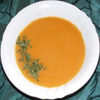 Butternut Pumpkin Soup With Ginger and Coconut_image