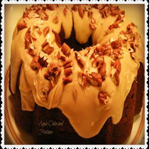 Apple Pie Cream Cheese Bundt Cake w/Praline Toppin image