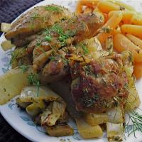 Chicken Tagine With Fennel and Olives image