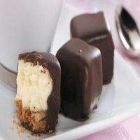 Chocolate-Covered Cheesecake Bites image