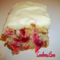 Cranberry Bars & Cream Cheese Frosting_image