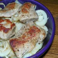 Pork Chops, Potatoes, and Onion Casserole image