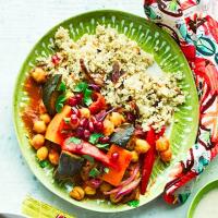 Vegetable tagine with apricot quinoa image