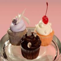 White Chocolate Cherry Cupcakes image