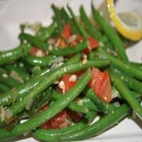 Green Beans Braised With Tomatoes and Basil_image