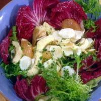 Salad of Shaved Artichokes and Sunchokes with Grapefruit and Chicories image