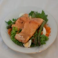 Grilled Salmon and Asparagus Salad image