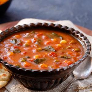 Spicy Indian Potato Bean Soup_image