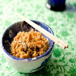 Bamboo and Mushroom Quinoa Pilaf (Gluten-Free) image