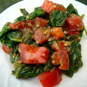 Pesto Spinach and Tomatoes_image