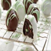 Mint Chip Brownie Bombs image