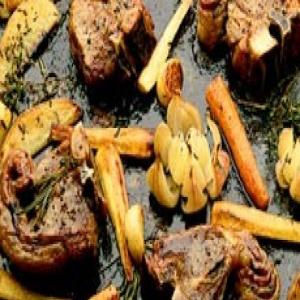 Lamb Chops with Roasted Vegetables_image