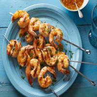 Grilled Shrimp with Chili Cocktail Sauce image