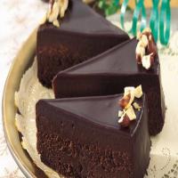 Chocolate-Glazed Fudge Cake_image