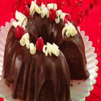 Chocolate-Cherry Truffle Cake_image