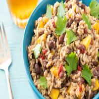 Spicy Black Beans and Rice With Mangoes (Crock Pot) image