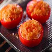 Cheddar Broiled Tomatoes image