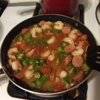 Easy Creole Okra and Shrimp image